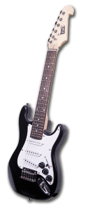 GUITARE ELECTRIQUE TAILLE 1/2 COULEUR NOIRE